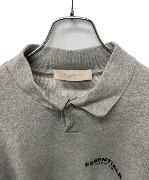 FOG ESSENTIALS（フィアオブゴッド エッセンシャル）FOG ESSENTIALS (フィアオブゴッド エッセンシャル) ポロスウェット グレー サイズ:Ｓの古着・服飾アイテム