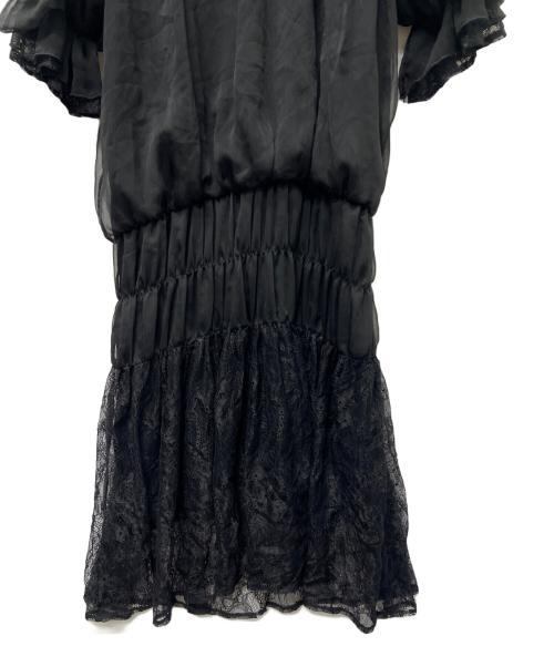 Ameri（アメリ）Ameri (アメリ) CATTLEYA SHEER DRESS ブラック サイズ:不明の古着・服飾アイテム