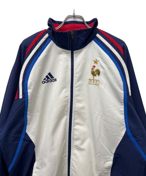 adidas（アディダス）adidas (アディダス) トラックジャケット ネイビー×ホワイト サイズ:Ｌの古着・服飾アイテム