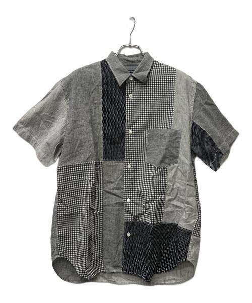 COMME des GARCONS HOMME（コムデギャルソン オム）COMME des GARCONS HOMME (コムデギャルソン オム) 半袖シャツ グレー×ブラック サイズ:Ｓの古着・服飾アイテム