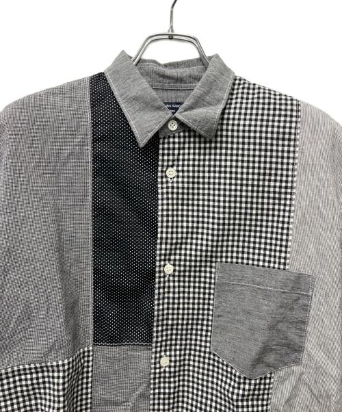 COMME des GARCONS HOMME（コムデギャルソン オム）COMME des GARCONS HOMME (コムデギャルソン オム) 半袖シャツ グレー×ブラック サイズ:Ｓの古着・服飾アイテム