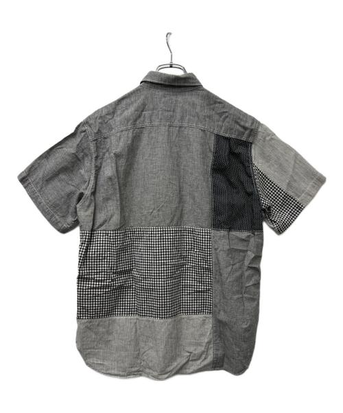 COMME des GARCONS HOMME（コムデギャルソン オム）COMME des GARCONS HOMME (コムデギャルソン オム) 半袖シャツ グレー×ブラック サイズ:Ｓの古着・服飾アイテム