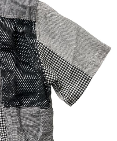COMME des GARCONS HOMME（コムデギャルソン オム）COMME des GARCONS HOMME (コムデギャルソン オム) 半袖シャツ グレー×ブラック サイズ:Ｓの古着・服飾アイテム