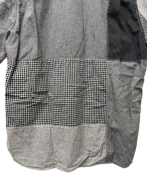 COMME des GARCONS HOMME（コムデギャルソン オム）COMME des GARCONS HOMME (コムデギャルソン オム) 半袖シャツ グレー×ブラック サイズ:Ｓの古着・服飾アイテム