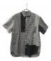 COMME des GARCONS HOMME（コムデギャルソン オム）の古着「半袖シャツ」｜グレー×ブラック