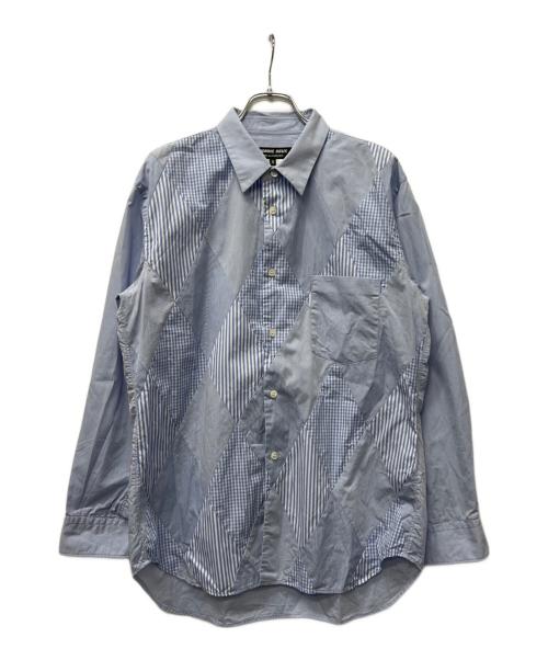 COMME des GARCONS HOMME DEUX（コムデギャルソン オム ドゥ）COMME des GARCONS HOMME DEUX (コムデギャルソン オム ドゥ) 長袖シャツ ブルー サイズ:Mの古着・服飾アイテム