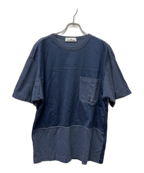 STONE ISLAND（ストーンアイランド）STONE ISLAND (ストーンアイランド) ポケットTシャツ ネイビー サイズ:Mの古着・服飾アイテム