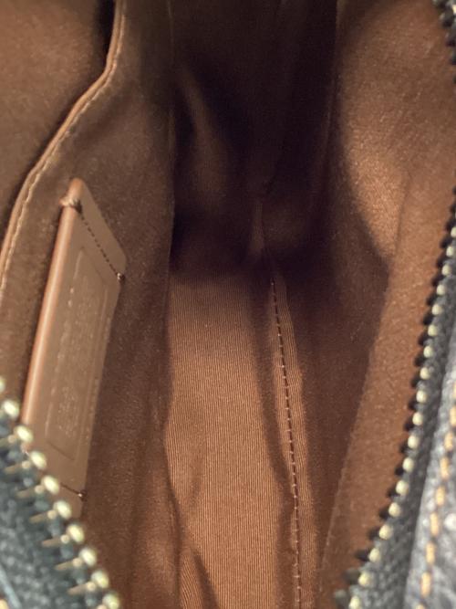 COACH（コーチ）COACH (コーチ) サリバン クロスボディ ブロックド シグネチャー キャンバス ベージュ×ブラックの古着・服飾アイテム