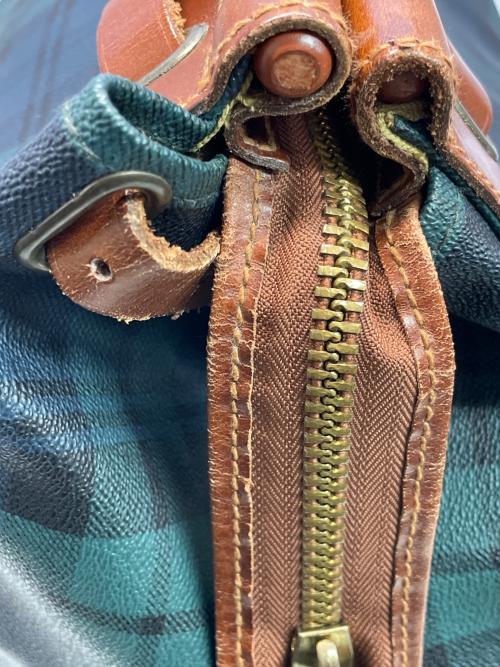 POLO RALPH LAUREN（ポロ・ラルフローレン）POLO RALPH LAUREN (ポロ・ラルフローレン) ドクターズバック グリーン×ブラウンの古着・服飾アイテム