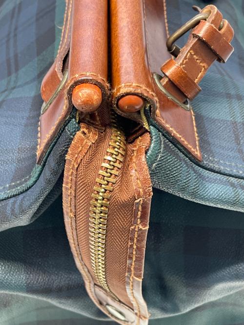 POLO RALPH LAUREN（ポロ・ラルフローレン）POLO RALPH LAUREN (ポロ・ラルフローレン) ドクターズバック グリーン×ブラウンの古着・服飾アイテム