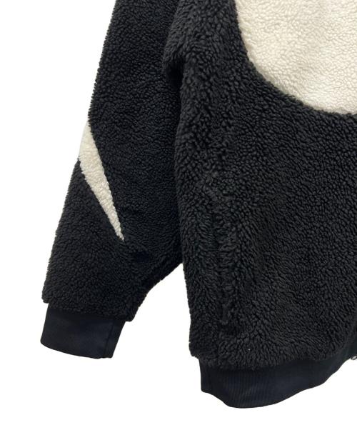 NIKE（ナイキ）NIKE (ナイキ) リバーシブルボアジャケット ブラック×ホワイト サイズ:3XLの古着・服飾アイテム