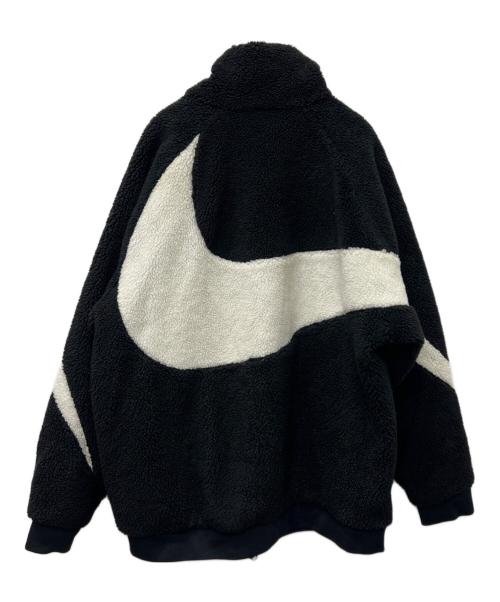 NIKE（ナイキ）NIKE (ナイキ) リバーシブルボアジャケット ブラック×ホワイト サイズ:3XLの古着・服飾アイテム
