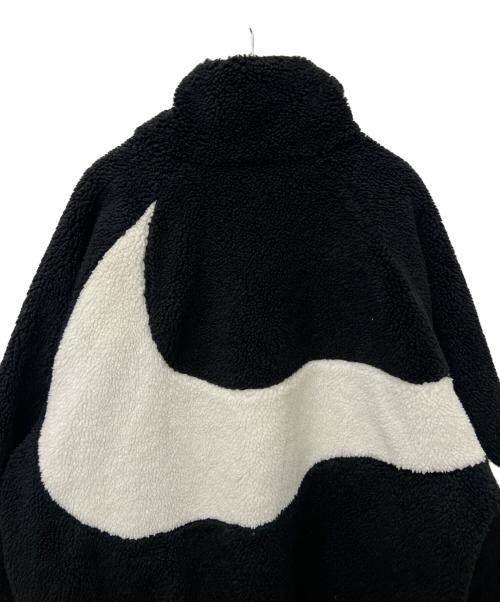NIKE（ナイキ）NIKE (ナイキ) リバーシブルボアジャケット ブラック×ホワイト サイズ:3XLの古着・服飾アイテム