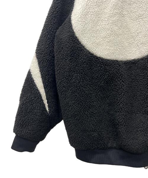 NIKE（ナイキ）NIKE (ナイキ) リバーシブルボアジャケット ブラック×ホワイト サイズ:3XLの古着・服飾アイテム