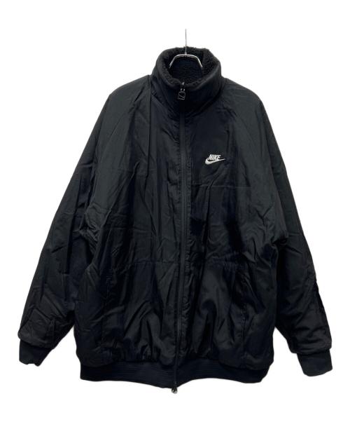 NIKE（ナイキ）NIKE (ナイキ) リバーシブルボアジャケット ブラック×ホワイト サイズ:3XLの古着・服飾アイテム