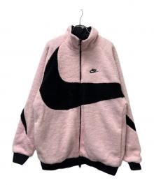 NIKE（ナイキ）の古着「リバーシブルボアジャケット」｜ピンク×ブラック