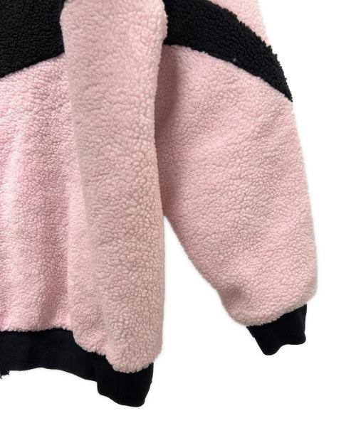 NIKE（ナイキ）NIKE (ナイキ) リバーシブルボアジャケット ピンク×ブラック サイズ:XXLの古着・服飾アイテム