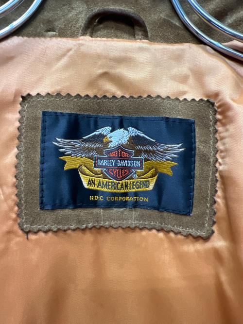 HARLEY-DAVIDSON（ハーレーダビッドソン）HARLEY-DAVIDSON (ハーレーダビッドソン) スウェードジャケット ブラウン サイズ:不明の古着・服飾アイテム