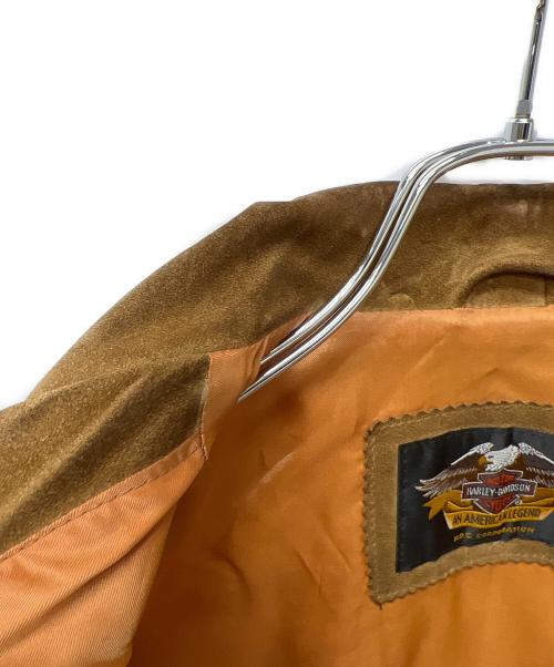 HARLEY-DAVIDSON（ハーレーダビッドソン）HARLEY-DAVIDSON (ハーレーダビッドソン) スウェードジャケット ブラウン サイズ:不明の古着・服飾アイテム