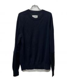 Maison Margiela（メゾンマルジェラ）の古着「薄手ニット」｜ネイビー