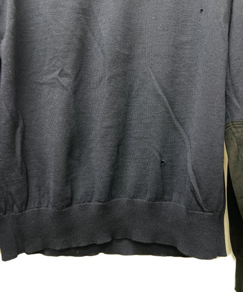 Maison Margiela（メゾンマルジェラ）Maison Margiela (メゾンマルジェラ) 薄手ニット ネイビー サイズ:Ｌの古着・服飾アイテム