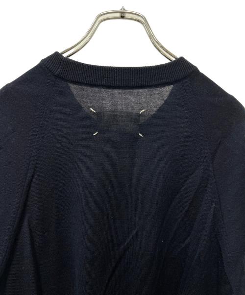 Maison Margiela（メゾンマルジェラ）Maison Margiela (メゾンマルジェラ) 薄手ニット ネイビー サイズ:Ｌの古着・服飾アイテム