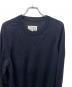 Maison Margiela (メゾンマルジェラ) 薄手ニット ネイビー サイズ:Ｌ：8000円