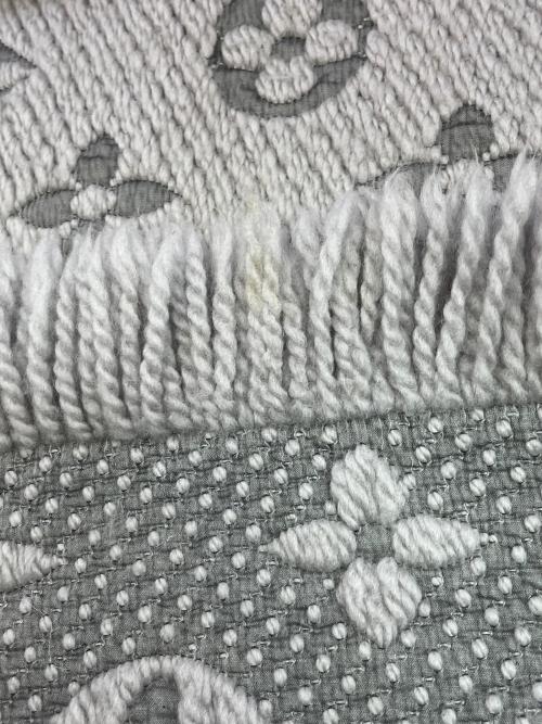 LOUIS VUITTON（ルイ ヴィトン）LOUIS VUITTON (ルイ ヴィトン) エシャルプ・ロゴマニア ライトグレーの古着・服飾アイテム