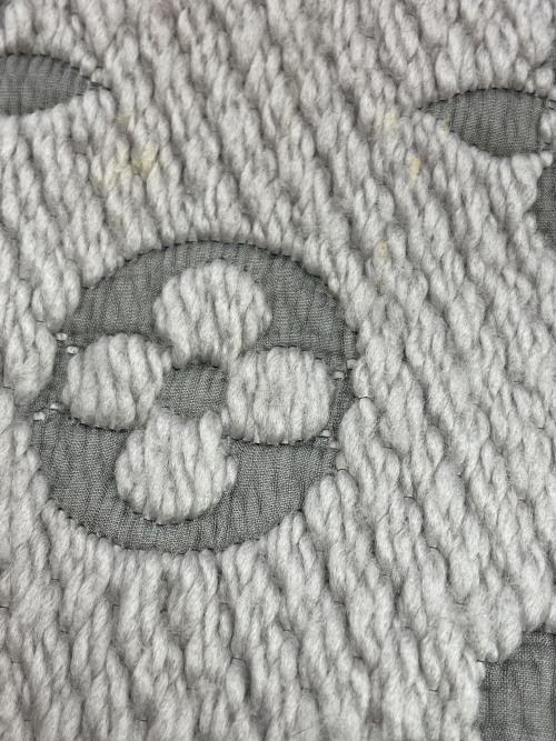 LOUIS VUITTON（ルイ ヴィトン）LOUIS VUITTON (ルイ ヴィトン) エシャルプ・ロゴマニア ライトグレーの古着・服飾アイテム