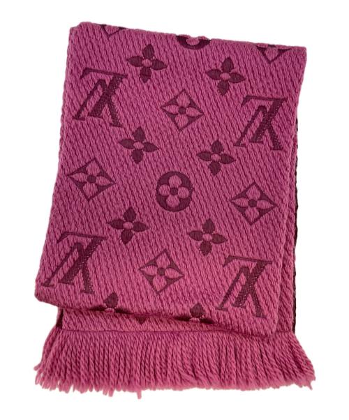 LOUIS VUITTON（ルイ ヴィトン）LOUIS VUITTON (ルイ ヴィトン) エシャルプ・ロゴマニア ピンクの古着・服飾アイテム