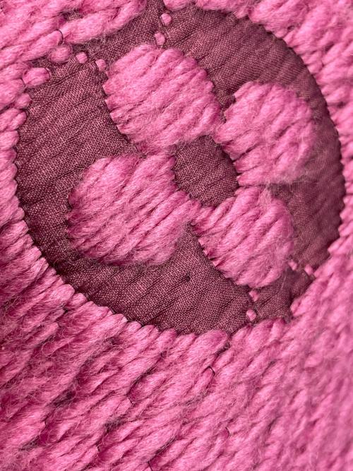 LOUIS VUITTON（ルイ ヴィトン）LOUIS VUITTON (ルイ ヴィトン) エシャルプ・ロゴマニア ピンクの古着・服飾アイテム