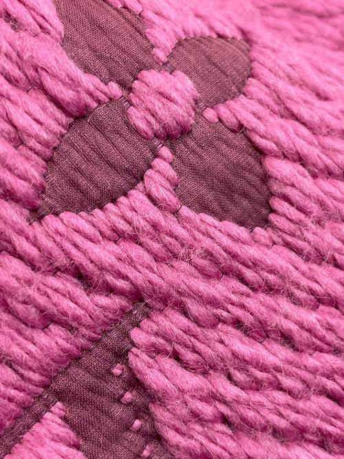 LOUIS VUITTON（ルイ ヴィトン）LOUIS VUITTON (ルイ ヴィトン) エシャルプ・ロゴマニア ピンクの古着・服飾アイテム