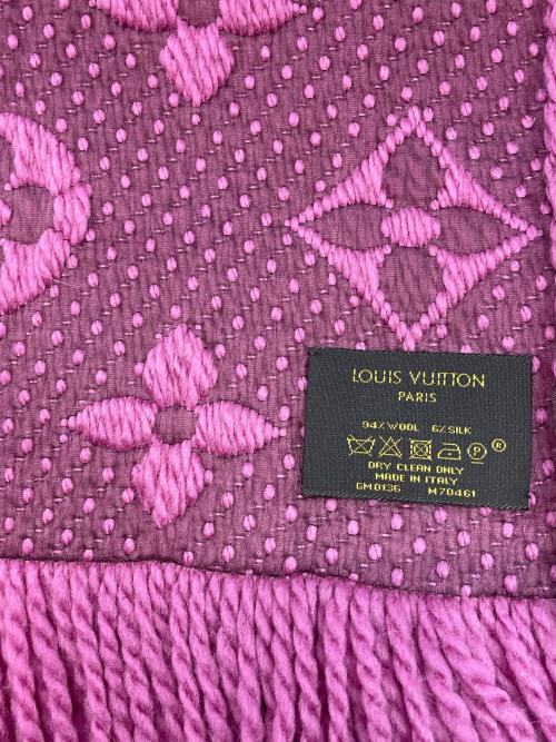 LOUIS VUITTON（ルイ ヴィトン）LOUIS VUITTON (ルイ ヴィトン) エシャルプ・ロゴマニア ピンクの古着・服飾アイテム