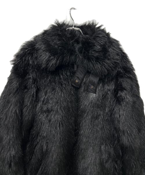 NIKE（ナイキ）NIKE (ナイキ) AMBUSH (アンブッシュ) Faux Fur Coat Jacket ブラック サイズ:ＸＳの古着・服飾アイテム