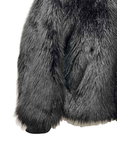 NIKE（ナイキ）NIKE (ナイキ) AMBUSH (アンブッシュ) Faux Fur Coat Jacket ブラック サイズ:ＸＳの古着・服飾アイテム