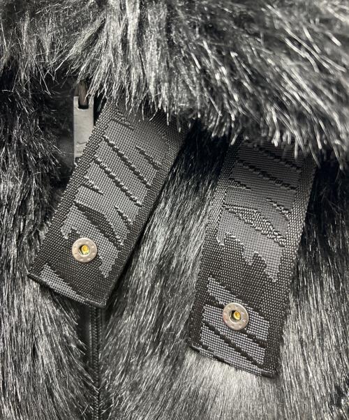 NIKE（ナイキ）NIKE (ナイキ) AMBUSH (アンブッシュ) Faux Fur Coat Jacket ブラック サイズ:ＸＳの古着・服飾アイテム