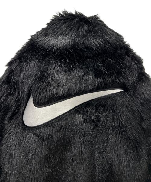 NIKE（ナイキ）NIKE (ナイキ) AMBUSH (アンブッシュ) Faux Fur Coat Jacket ブラック サイズ:ＸＳの古着・服飾アイテム