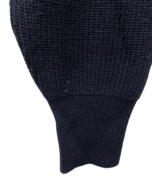 YLEVE（イレーヴ）YLEVE (イレーヴ) ノンミュールジングウールクルーネックニット ネイビー サイズ:Ｌの古着・服飾アイテム