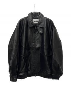 中古・古着通販】Sefr (セファ) フェイクレザージャケット ブラウン