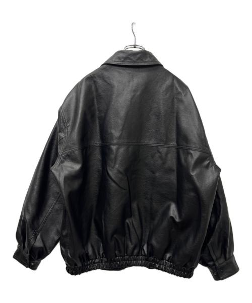SINSS（シンス）SINSS (シンス) フェイクレザージャケット ブラック サイズ:Mの古着・服飾アイテム