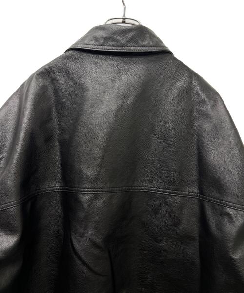 SINSS（シンス）SINSS (シンス) フェイクレザージャケット ブラック サイズ:Mの古着・服飾アイテム