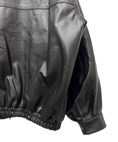 SINSS（シンス）SINSS (シンス) フェイクレザージャケット ブラック サイズ:Mの古着・服飾アイテム