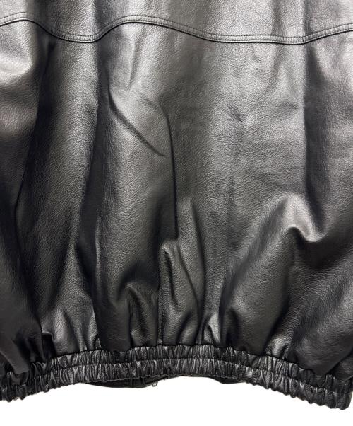 SINSS（シンス）SINSS (シンス) フェイクレザージャケット ブラック サイズ:Mの古着・服飾アイテム