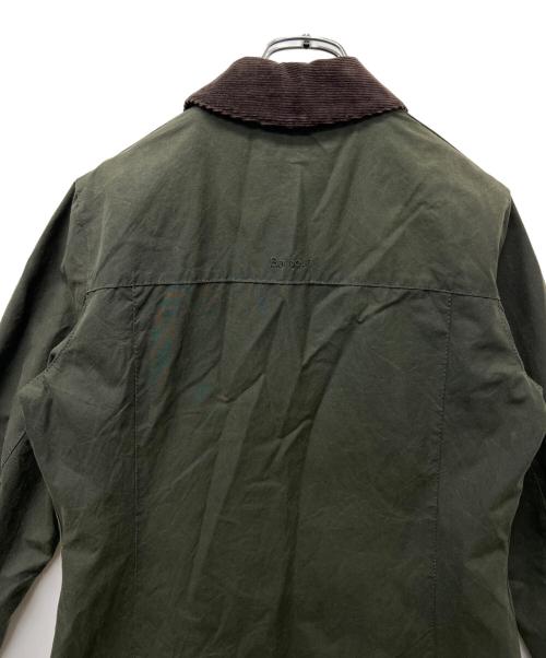 Barbour（バブアー）Barbour (バブアー) AUDREY SMOCKED JACKET グリーン×ブラウン サイズ:36の古着・服飾アイテム