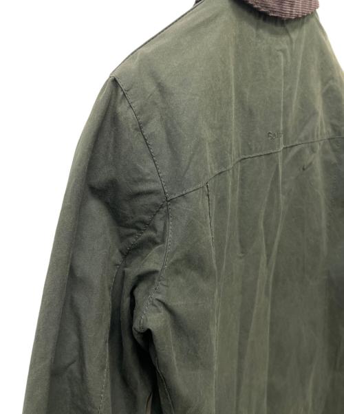 Barbour（バブアー）Barbour (バブアー) AUDREY SMOCKED JACKET グリーン×ブラウン サイズ:36の古着・服飾アイテム
