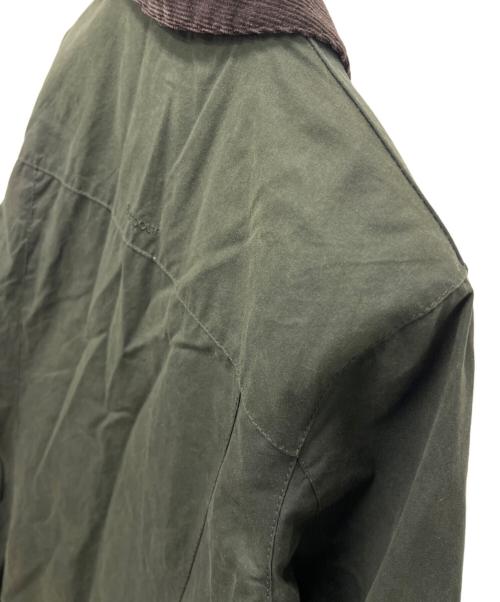 Barbour（バブアー）Barbour (バブアー) AUDREY SMOCKED JACKET グリーン×ブラウン サイズ:36の古着・服飾アイテム