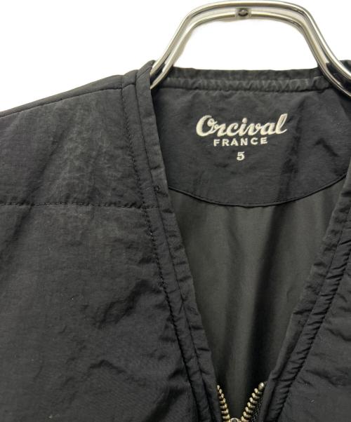 ORCIVAL（オーシバル）ORCIVAL (オーシバル) 中綿ジャケット ブラック サイズ:５の古着・服飾アイテム