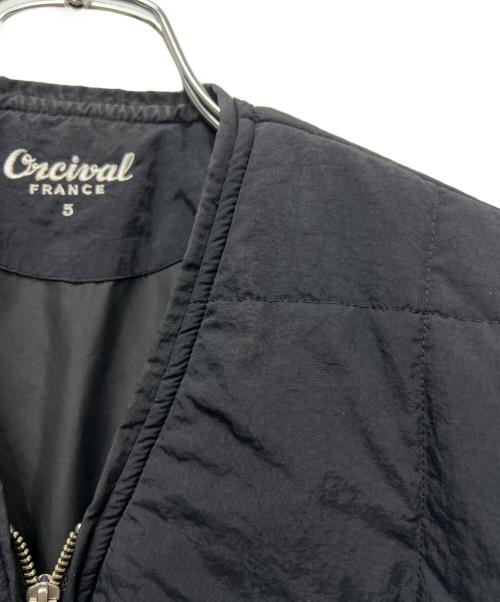 ORCIVAL（オーシバル）ORCIVAL (オーシバル) 中綿ジャケット ブラック サイズ:５の古着・服飾アイテム