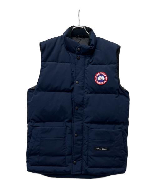 CANADA GOOSE（カナダグース）CANADA GOOSE (カナダグース) ダウンベスト ネイビー サイズ:Ｓの古着・服飾アイテム