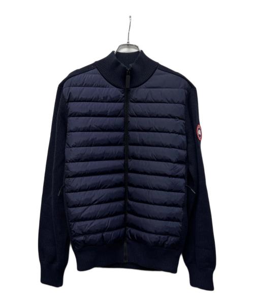 CANADA GOOSE（カナダグース）CANADA GOOSE (カナダグース) HyBridge Knit Jacket ネイビー サイズ:Mの古着・服飾アイテム